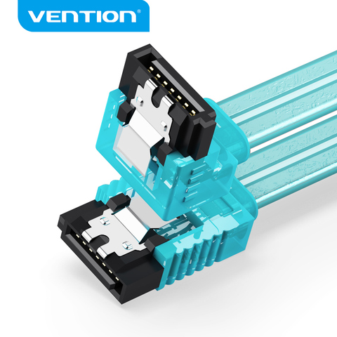 Vention Sata Cable 3.0 SSD HDD 2.5 Sata III Straight Right Angle Hard Disk Drive Cable For ASUS Gigabyte Hard drive data cable ► Photo 1/6