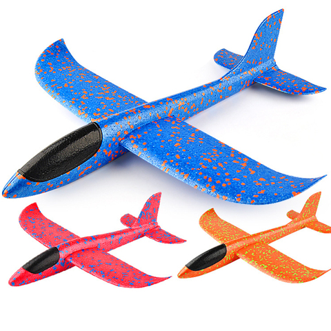 Hand Launch 35cm Flying Throw Airplane Outdoor Sports Toys for Children Glider Aircraft Model Foam Gliding Boys Fun Game Figure ► Photo 1/6