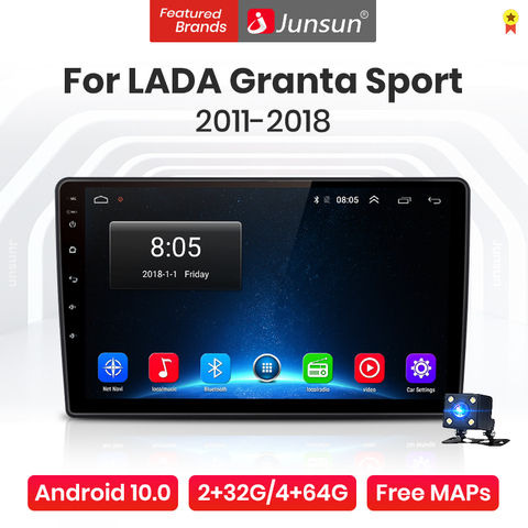 Junsun V1 Pro 4G 64G Android 10.0 4G Car Radio Multimedia Player