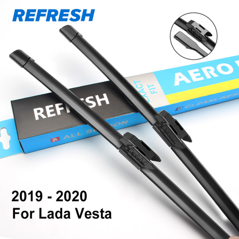 REFRESH Windscreen Hybrid Wiper Blades for Lada Vesta Fit Pinch Tap Arms 2022 ► Photo 1/5