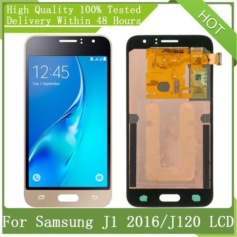 For SAMSUNG Galaxy 4.5” Super AMOLED J1 2016 J120 J120F J120M J120H J120F/DS LCD Display Touch Screen Digitizer Assembly Pack ► Photo 1/1