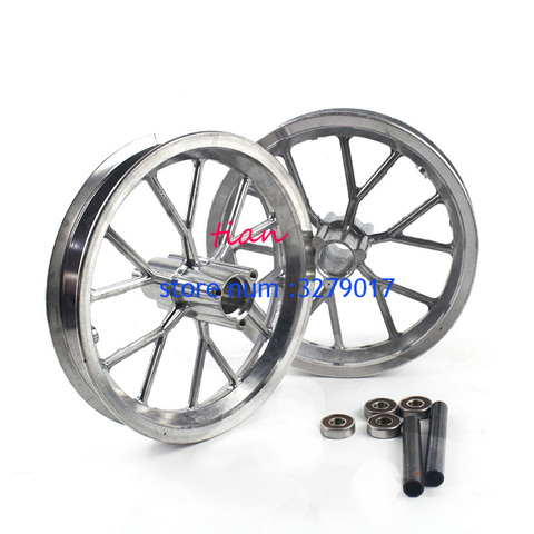 Free Shipping Good Quality 222mm Front and Rear Tire Aluminium Alloy Wheel Rim Fit for 49cc Mini Moto Pocket Dirt Bike ► Photo 1/6