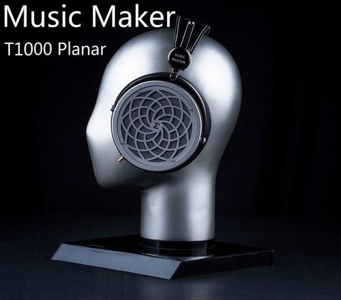 MUSIC MASTER 108MM T1000 Planar Plate Diaphragm Bass Hifi Audiophile Wooden Headset Headphone Earphone Susvara 1266 LCD3 HD820 ► Photo 1/6