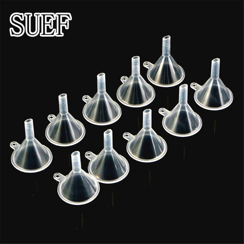 SUEF 2/5/10pcs Small Plastic For Perfume Diffuser Bottle Mini Liquid Oil Funnels Labs Creative hot sale @2 ► Photo 1/6
