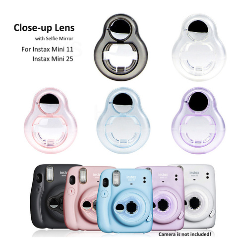 New Arrival Close-up Lens with Selfie Mirror for FujiFilm Instax Mini 11,  Fuji Instax Mini 25 Instant Film Photo Camera ► Photo 1/6