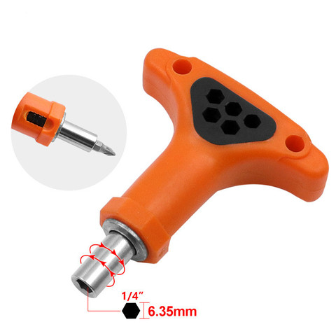 Household ratchet handle T-type screwdriver set Ratchet screwdriver bit Precision insulated handle for electrician hand tools ► Photo 1/5