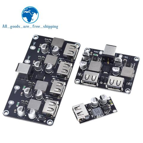 USB QC3.0 QC2.0 USB DC-DC Buck Converter Charging Step Down Module 6-32V 9V 12V 24V to Fast Quick Charger Circuit Board 5V ► Photo 1/6