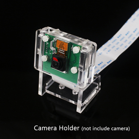 Raspberry Pi 3 Model B Plus Camera Case Support Transparent Acrylic Bracket for OV5647 Raspberry Pi Official V2 Camera ► Photo 1/6