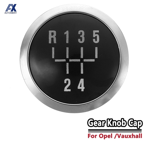 5 Speed Gear Shift Knob Cap Gear Knob Top Cover For Opel/Vauxhall Astra H Corsa D Vectra C Zafira B Antara Signum ► Photo 1/4