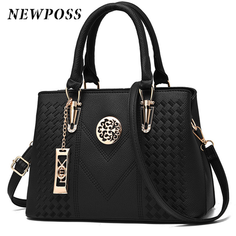 Newposs Famous Designer Brand Bags Women Leather Handbags 2022 Luxury Ladies Hand Bags Purse Fashion Shoulder Bags ► Photo 1/6