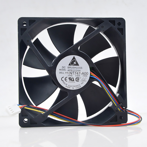 for delta AFB1212VH-BL3V AFB1212VH-F00 AFB1212VH 12025 12V 0.60A 2lines 3lines 4lines dedicated fan for 120*120*25mm ► Photo 1/6