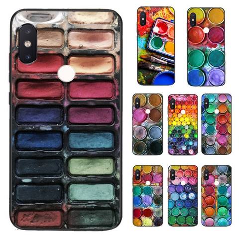 Watercolors Set Paint Palette Painting Box Phone Cover for Xiaomi Redmi 5 5Plus 6 6A 4X 7 7A 8 8A 9 Note 5 5A 6 7 8 8Pro 8T 9 ► Photo 1/6