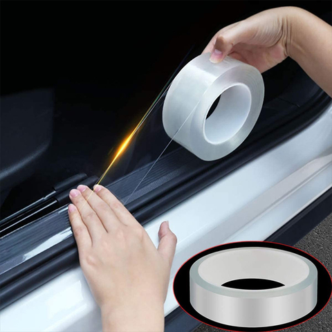 Universal Invisible Car Stickers Tape Car Door Sill Protector Multifunction Nano Sticker Tape Auto Bumper Scratchproof Strip ► Photo 1/6