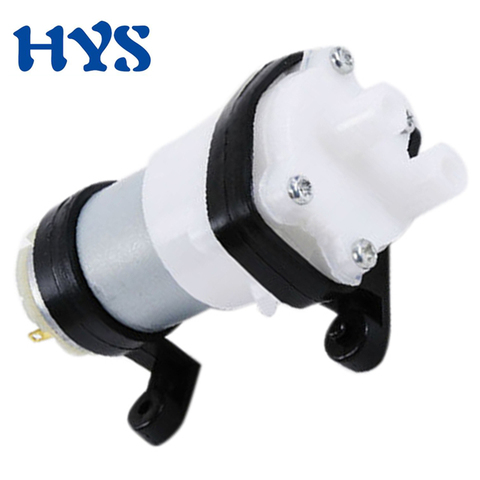 HYS DC Water Pomp 6V - 12V Diaphragm Pump Vacuum 12 V Volt Spray Electric Pumps For Drinking DIY Hydraulic Miniature KLC ► Photo 1/6