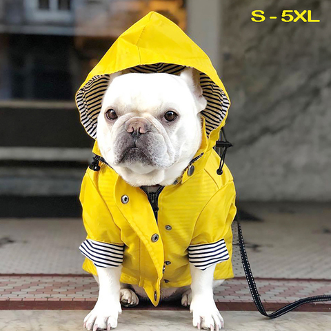 Pet Dog Coat Waterproof Jacket for Small Medium Large Dogs Cats Pet Raincoat Dog Sport Hoodies Popa Perro Pet Fashion Clothes ► Photo 1/6