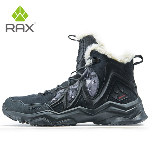 RAX Winter Snow Boots For Men Women Fleece Hiking Shoes Outdoor Sports Sneakers Mens Mountain Shoes Trekking Walking Boots ► Photo 1/6