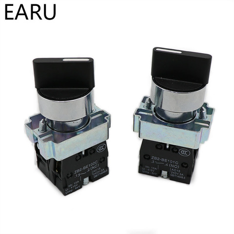 XB2-BD25 XB2-BD53 1NO/1NC 2NO 2/3 Position Momentary Self-reset Latching Self-locking Selector Rotary Switch Push Button Switch ► Photo 1/6
