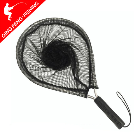 Black Fly fishing dip net Aluminum Alloy Nets Fishing Tackle Fly Fishing Net Fishing Net Portable Eva Handle Cheap Fishing Nets ► Photo 1/5