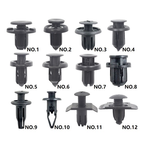 50Pcs Push in type Expansion Bumper Clip for 8mm 9mm 10mm 15mm hole car fender front rear bumper fastener rivet install ► Photo 1/6