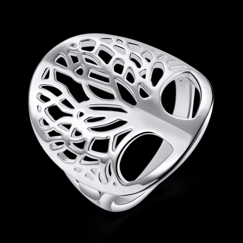 New Mothers Day Gifts Tree of Life Ring Classic Accessories 925 Sterling Silver Rings for Women Anillos Fine Jewelry For Women ► Photo 1/5
