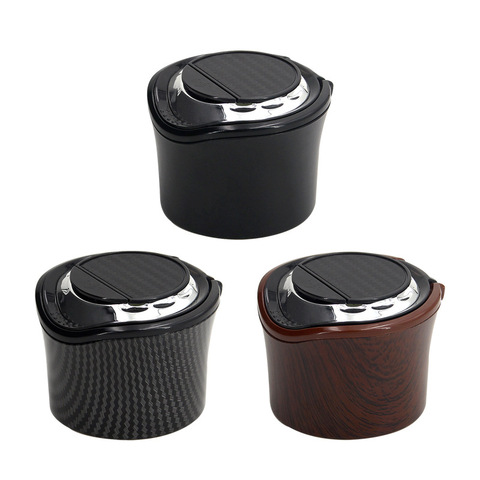 Car Ashtray with Light and Cover Tuyere Creative Mini car Ash car Auto interior supplies ► Photo 1/6