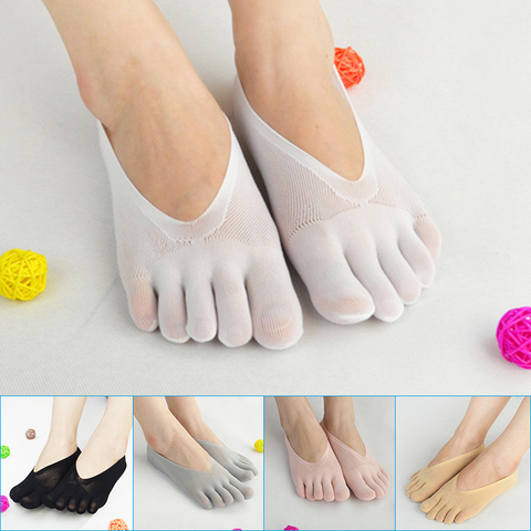 Orthopedic Compression Socks Women's Toe Socks Ultra Low Cut Liner with Gel Tab Breathable In Stock ► Photo 1/1