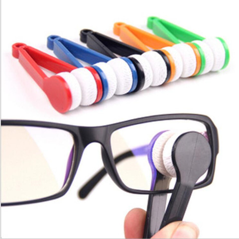 Mini Soft Eye Glasses Lens Cleaning Brush Cleaner Wipe Microfiber Spectacles Eyeglass Eyewear Cleaner Screen Rub Kitchen Towel ► Photo 1/1