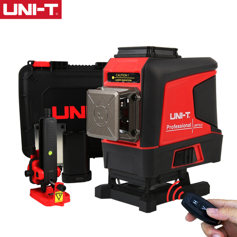 UNI-T LM575LD 3D Green 12 Lines Laser Level Horizontal Vertical Laser Level Auto Self-Leveling Remote Control Indoor Outdoor ► Photo 1/6
