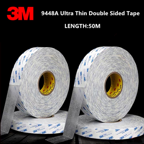 3M Double Sided Adhesive Strong Sticky Tape for  5mm 8mm 12mm 15mm 20mm 30mm 50m Length phone Screen LCD LED Display Fix Home ► Photo 1/6