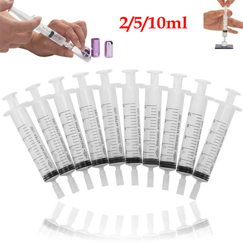 2/5/10ml Plastic Syringe Perfume Dispenser for Refill Cosmetic Liquid Essential Oil Portable Quantitative Dispensing Tools ► Photo 1/6