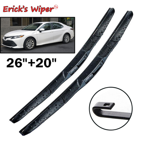 Erick's Wiper Front Wiper Blades For Toyota Camry XV70 LE TRD SX 2017 2022 Windshield Windscreen Front Window 26