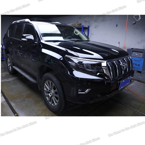 Lsrtw2017 Transparent black TPU Car Headlight protective Film for Toyota land cruiser prado 2015 2016 2017 2022 sticker 150 ► Photo 1/5