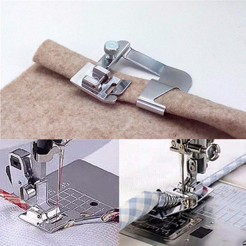 1 / 3pcs Foot Presser Rolled Hem Feet Domestic Sewing Machine 4/8 8/8 6/8 for Low Shank Sewing Machine ► Photo 1/6