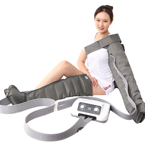 8 cavity Pressotherapy Air Compression Leg Foot Massager Vibration Infrared Therapy Arm Waist Pneumatic Air Wave Pressure Machin ► Photo 1/6