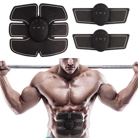 EMS Wireless Muscle Stimulator Trainer Smart Fitness Abdominal Training Body Slimming Massager Electric Weight Loss Stickers ► Photo 1/6