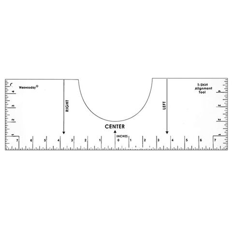 T-Shirt Ruler Guide Vinyl T-Shirt Sublimation Designs On T-shirt