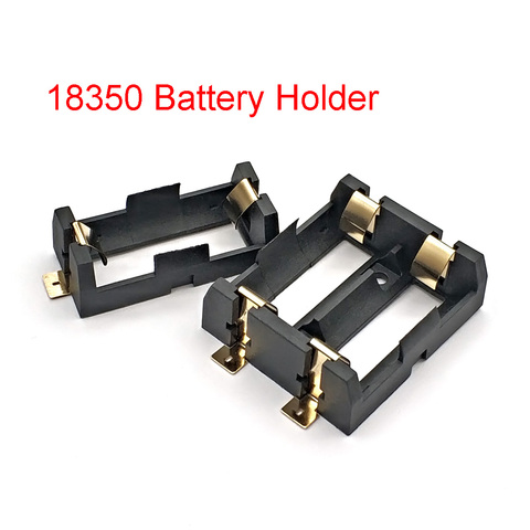 1S 2S 18350 Battery Holder Smd Smt Batteries Case Storage Box With Bronze Pins 1 2 Slot 18350 Rechargeable Battery Shell ► Photo 1/6