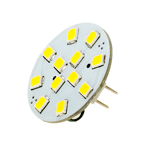 G4 LED Under Cabinet Spotlight 12LED 2835SMD Back Pin Rear Pin 12V 24V dimmable RV martine D25mm  cystal chandle light 1pcs/lot ► Photo 1/1