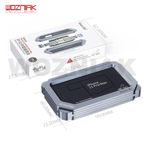 Qianli 3in BGA Reballing Metal Stencil for iPhone X XS XS MAX 11 Pro Motherboard Middle Frame Planting Tin Reballing Platform ► Photo 1/6