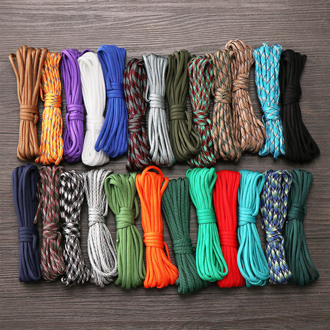 1 PC 5 Meters Paracord Cord Rope Lanyard Tent Ropes 7-Strand Nylon Survival Kit Outdoor Camping Hiking Equipment Diameter 4 ► Photo 1/1