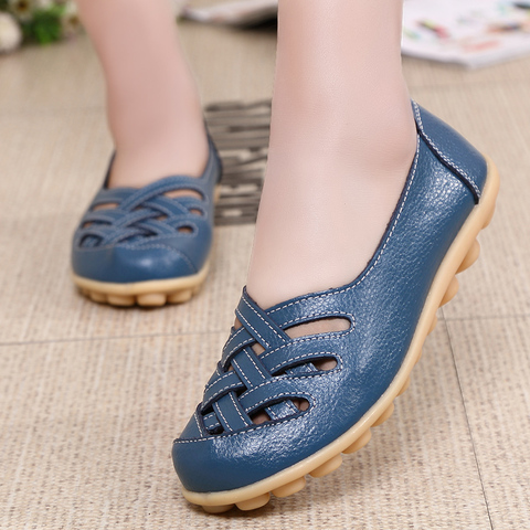 Women Shoes 2022 Fashion Women's Loafers Walking Female Flats Shoe Solid Colors Women's Moccasins Non-slip Woman Casual Shoes ► Photo 1/6