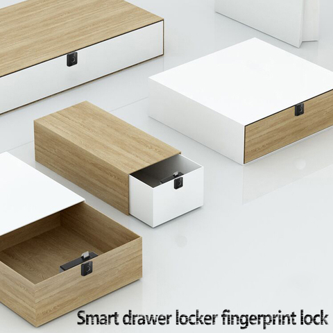 Smart drawer fingerprint lock the wardrobe door lock office file cabinet electronic lock locker door furniture lock ► Photo 1/5