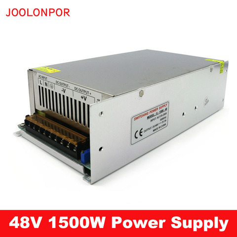 Switching power supply 110V / 220V to 48V 31.25A 1500W  led power supply CCTV / LED Strip AC to DC source power Adapter ► Photo 1/6