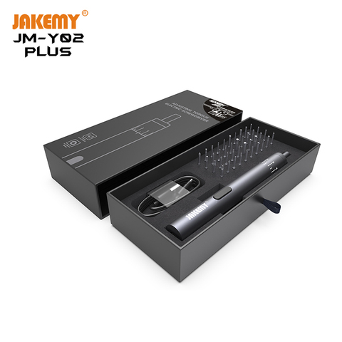 JAKEMY Model JM-Y02 plus Original Portable Magnetic Cordless Electric Screwdriver Set DIY Power Tool for Laptop Household Repair ► Photo 1/6