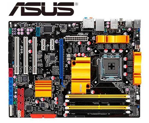 ASUS P5Q original desktop motherboard  Boards LGA 775 DDR2 16GB P45 used Desktop motherboard ► Photo 1/1