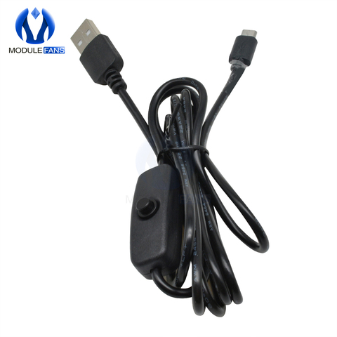 1.5m Power Supply Micro USB Charger Cable Wire With ON/OFF Switch For Raspberry Pi ► Photo 1/6