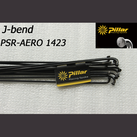 pillar PSR AERO 1423 aero spokes bike spokes J-bend flat spokes racing spoke for bicycle wheel ► Photo 1/5