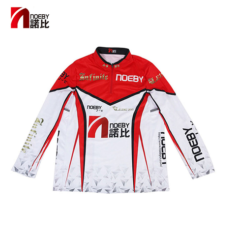 Noeby Fishing suit ashirt Clothes for fishing Anti-friction printing clothes fishery fishing supplies fishing accessories ► Photo 1/6