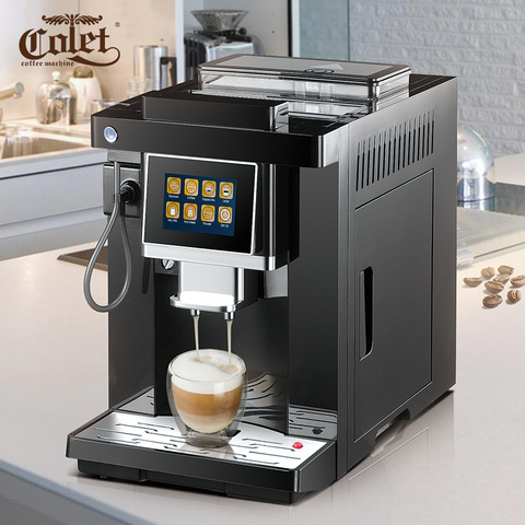 1300W 19Bar Fully automatic coffee machine Touch screen intelligent Fancy coffee machine Italian grinder coffee machine ► Photo 1/6