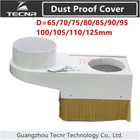 Detachable dust collector proof cover diameter 65mm 70mm 75mm 80mm 85mm 90mm 100mm 105mm 110mm 125mm for CNC engraving machine ► Photo 1/5